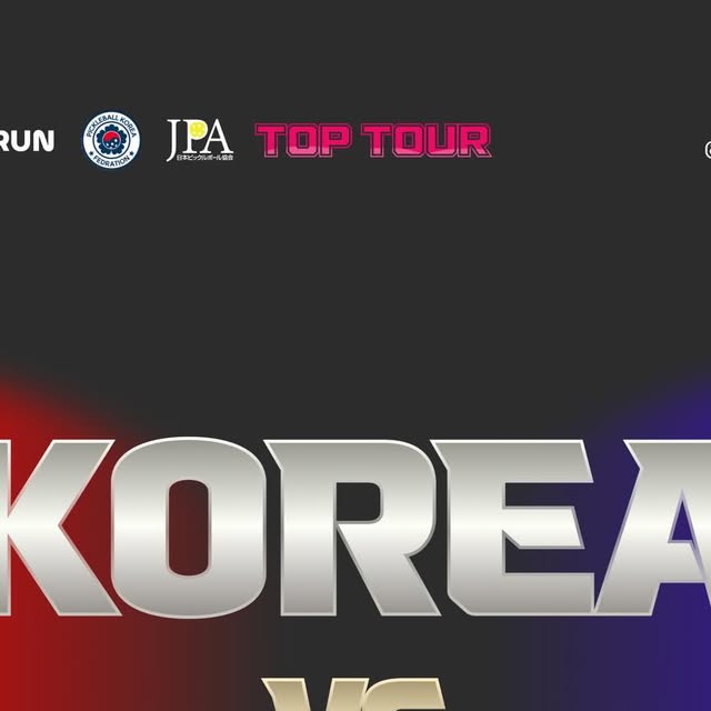 Korea x Japan Pickleball Match schedule and format